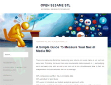 Tablet Screenshot of opensesamestl.com